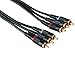 Hama - 48628H - Connectique - Cordon YUV/YUV - 5.00m - Or
