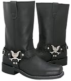 Classic Flying Eagle Motorcycle Harness Biker Boots