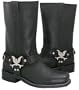 Classic Flying Eagle Motorcycle Harness Biker Boots