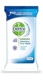Dettol Anti-Bacterial Cleansing Floor Wipes 15 Wipes - Extra Large, Pack of 3 (Total 45 Wipes)