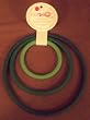 Hot Trio Forest Green Silicon Trivet Set of 3