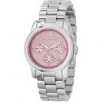 MICHAEL Michael Kors #MK5198 Women's Pink Dial Chronograph Watch