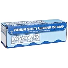 Boardwalk 7104 Standard Aluminum Foil Roll. 500' Length x 18" Width x 14 Micron Thickness
