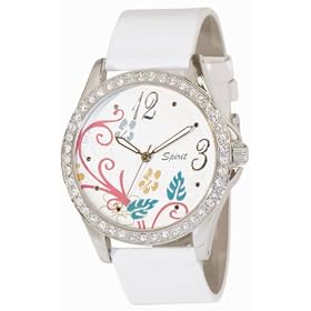 Spirit Ladies White Watch ASPL05