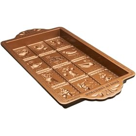 Chicago Metallic 12 Days of Christmas Cookie, Candy, Shortbread, and Springerle Mold by Chicago Metallic