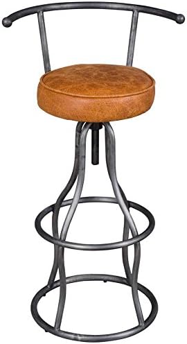 Leather Seat Bar Stool