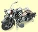 K&uuml;che & Haushalt : Pures Blech Motorcycle, 40x23x19 cm Blechminiatur