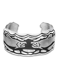 Sterling Silver Salmon Western Range and Wilderness Bracelet. Made in USA.