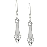 Sterling Silver Triquetra Dangle Earrings