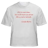 Love will track you down like a cruise missile – Lynda Barry quote Adult T-Shirt Various Colors