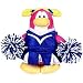 DISNEY CLUB PENGUIN SERIES 3 ~ CHEERLEADER (BLUE OUTFIT) WITH COIN CODE