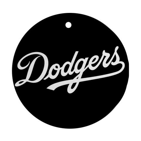 Dodgers LA Ornament round porcelain Christmas Great Gift Idea