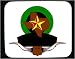 Mouse Pad with map, Texas, symbol, steer, United States, outline, geography, state, American, U.S., horns, Lone Star, culture