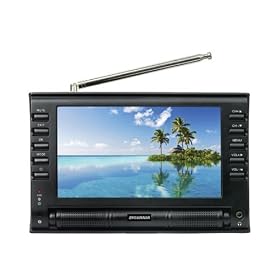 Curtis SRT702A Dual Tuner Portable LCD TV by Sylvania