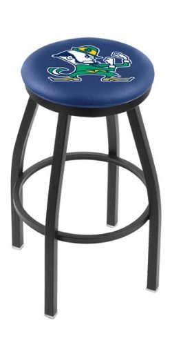 Holland Bar Stool Company 30 in. Notre Dame Fighting Irish Swivel Bar Stool-Single Ring