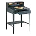 Edsal 620 34-1/2-Inch Wide by 30-Inch Deep by 53-Inch High Open Shop Desk Shippers Desk, Grey