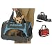 SHERPA SPORT DUFFLE Dog Cat Animal Pet Carrier Bag & Tote. Airline/Subway/Rail Approved. Size-Medium Color-Red w/ Reflective Sliver Trim