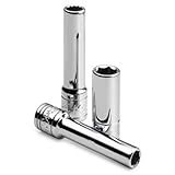 SK Hand Tool 41910 6 Point 1/4-Inch Drive Deep Socket, 5/16-Inch, Chrome [並行輸入品]