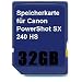 32GB Speicherkarte für Canon PowerShot SX 240 HS