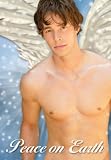 Sexy Christmas Angel - Boxed Holiday Christmas Greeting Cards - Set of 10 Cards and Envelopes