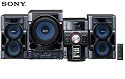 Sony MHCEC99i 530 Watts DSGX Bass Mini Hi-Fi Shelf Audio System with Sony TCWE475B Dual Cassette Player / Recorder , Integrated iPod Dock, CD Player, 30 Preset Station AM/FM Tuner, 8" Subwoofer & 3-way 3-driver Bass Reflex Speakers - Black