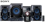 Sony MHCEC99i 530 Watts DSGX Bass Mini Hi-Fi Shelf Audio System with Sony TCWE475B Dual Cassette Player / Recorder , Integrated iPod Dock, CD Player, 30 Preset Station AM/FM Tuner, 8" Subwoofer & 3-way 3-driver Bass Reflex Speakers - Black