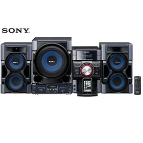 Sony MHCEC99i 530 Watts DSGX Bass Mini Hi-Fi Shelf Audio System with Sony TCWE475B Dual Cassette Player / Recorder , Integrated iPod Dock, CD Player, 30 Preset Station AM/FM Tuner, 8