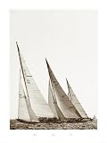 12 Metres Ji - Artist: Guillaume Plisson - Art Print Poster - With a Black Wood Frame - Image Size: 9.50 by 13.00 inches Art Print Poster - With a Black Wood Frame