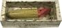 16" BIG Antiqued Red White Old Timey Fish Bait Lure