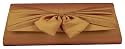 Clutch, Satin Shinny , Two Tone Material, Bow Design, Evening Bag - Gina (N8160)