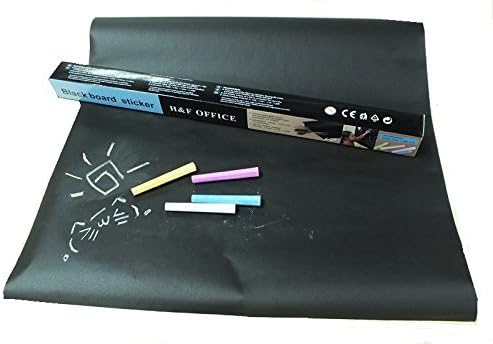 Chalkboard - Peel and Stick Contact Paper 79 X 18 inch Self Adhesive Blackboard - Removable - Reusable