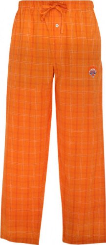 Buy New York Knicks Orange Division Plaid Woven Pants