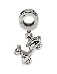 Reflection Beads Silver Scooter Travel Dangle