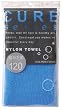 Cure Series Japanese Exfoliating Bath Towel from OHE - Super Hard Weave - Blue, 120cm