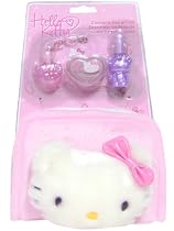 Adorable Hello Kitty Cosmetic Bag Gift Set Pink