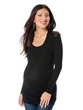 A Pea in the Pod Collection: Splendid Long Sleeve Scoop Neck Maternity Top
