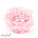 Pom Poms - 15pcs Tissue Paper Flowers,2 Different Colors,2 Sizes, Tissue Paper Pom Poms, Mother's Day decoration, Wedding Decor, Party Decor, Tissue Paper Pink, Tissue Paper Flowers Kit, Wedding, For Baby Shower -Pink and Light Pink