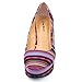 Women's Top Moda River-80 Multi Tribal Wedges Fashion Shoes