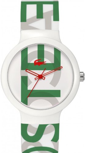 Lacoste Goa White DialWhite Silicone Rubber Unisex Watch 2020062
