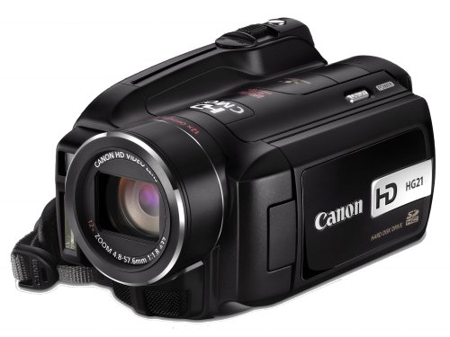 Canon AVCHD Camcorder HG21 (120 GB, Dual Flash Memory, 2,7LCD Display, 3,31 Megapixel, 12-fach optischer Zoom)