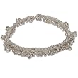 Womens Silver Jewelry Ankle Bracelet Pairs Indian Foot Jewelry 123 gms. 10.50 inches (sanklt042)