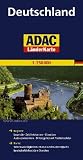 ADAC L&auml;nderKarte Deutschland 1 : 750 000: Mit Ortsregister - Mit Kennzeichnung von Sehensw&uuml;rdigkeiten, landschaftlich sch&ouml;nen Strecken sowie Natur- und .. - landwirtschaftlich sch&ouml;ne Strecken - ADAC Kartografie