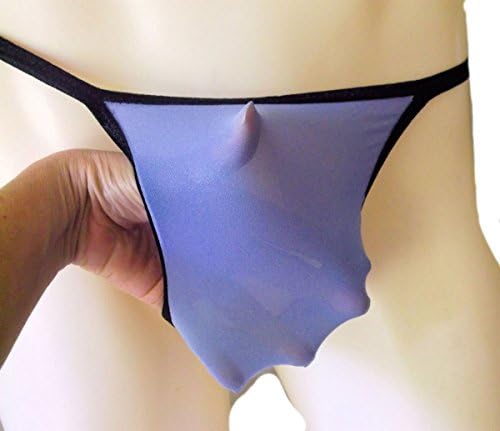 Mens SUPER STRETCHY Stocking Thong Seamless G String Underwear Amethyst Purple Quality MADE in USA