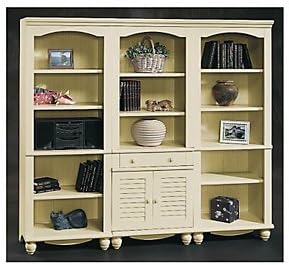 Harbor View Bookcase Set(Antiqued Black)
