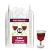 Plastic Wine Glasses 2pc Clear 5.5oz 40/Pkg
