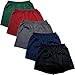 Del Rossa Men's Satin Pack of Five (5) Boxer Shorts, Variety Sets of Underwear