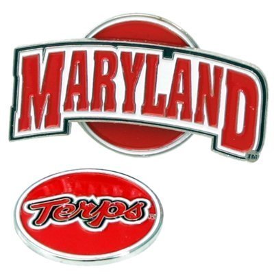 Maryland Terrapins Slider Hat Clip W/ Golf Ball Marker - Ncaa College Athletics