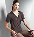 (Parent_T501114A) Autograph Weekend V-Neck Short Sleeve Top with Silk in Miscellaneous