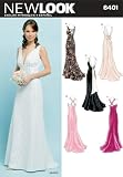 New Look Sewing Pattern 6401 Misses Special Occasion Dresses, Size A (8-10-12-14-16-18)