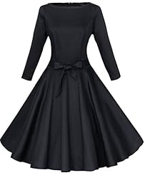 Cotton Bubble Dress Flared-Skirt Vintage Lace Party Dress/Tunic 